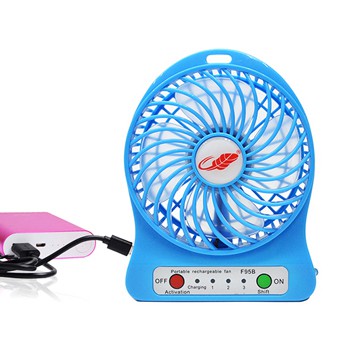 Quạt tích điện 3 chế độ gió mini