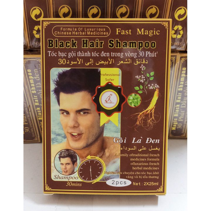 Gội là đen thảo dược - hộp 2 gói