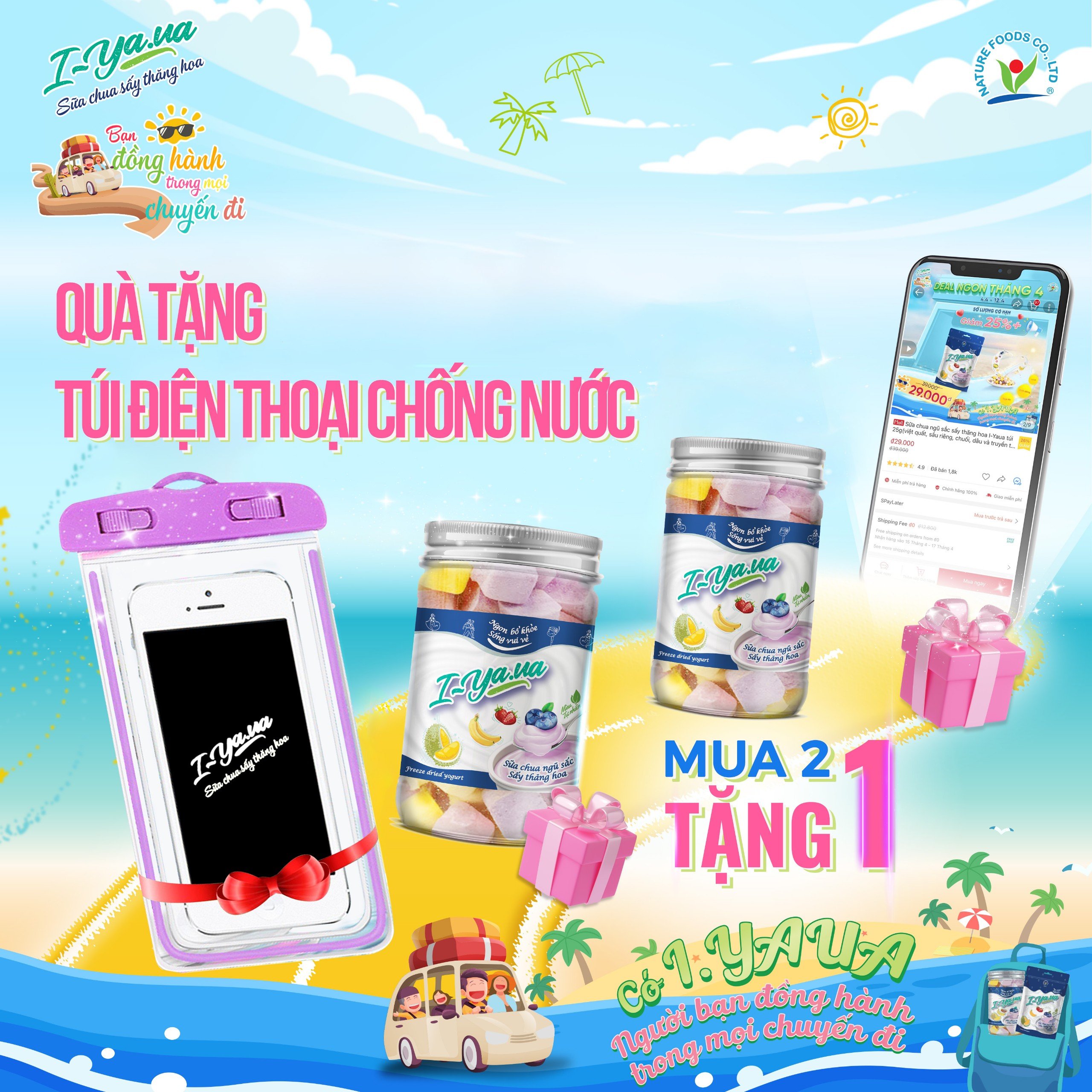 - Túi điện thoại chống nước