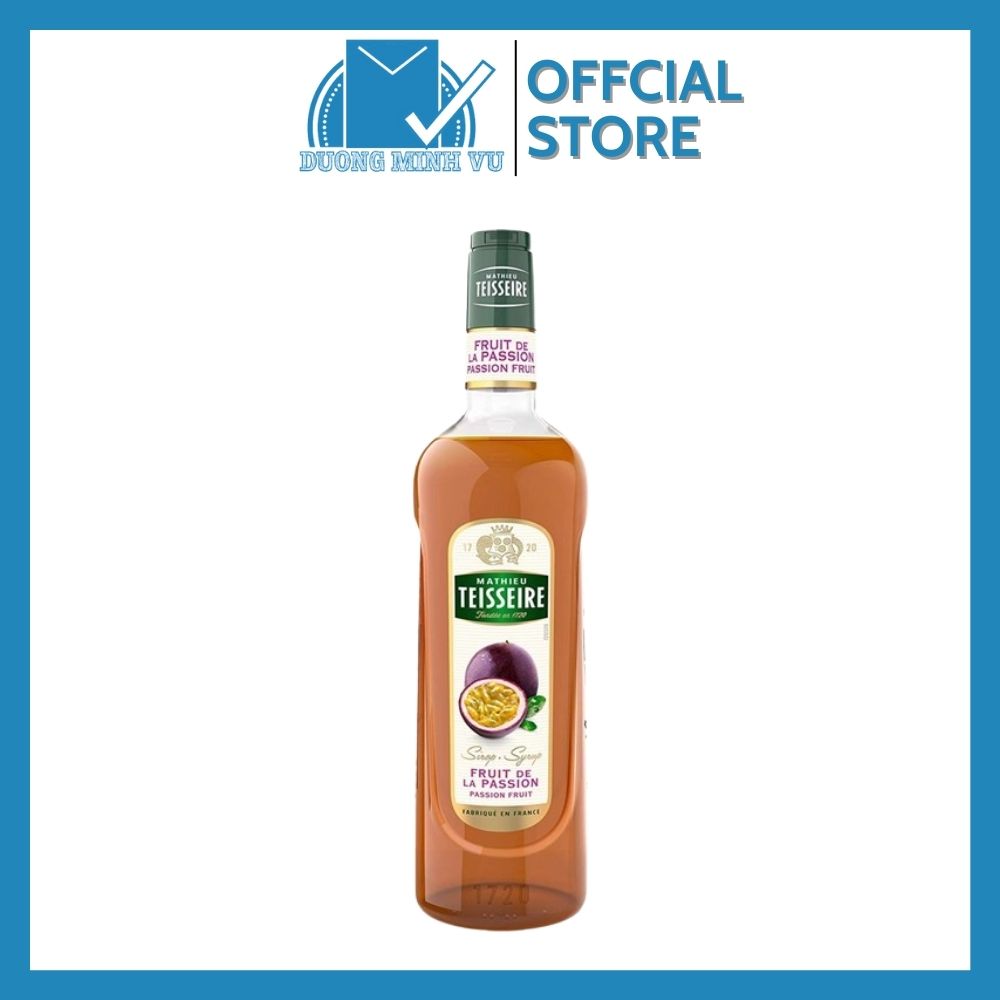 Siro Chanh Dây Mathieu Teisseire Syrup Passion Fruit 700ml