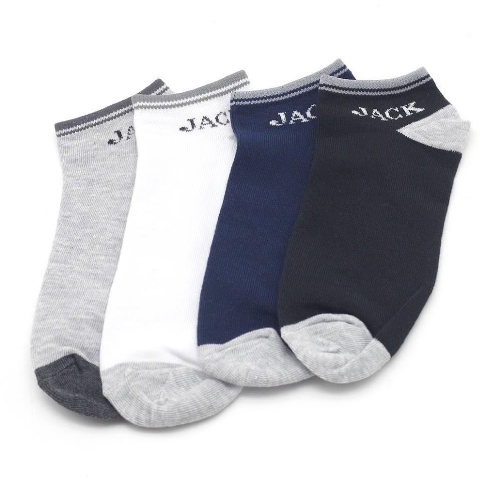 Combo 4 tất nam - vớ nam cao cấp - mềm - mỏng - êm chân