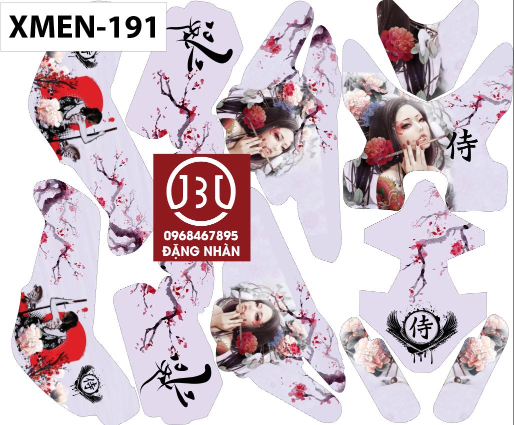 TEM TRÙM XE ĐIỆN XMEN 191