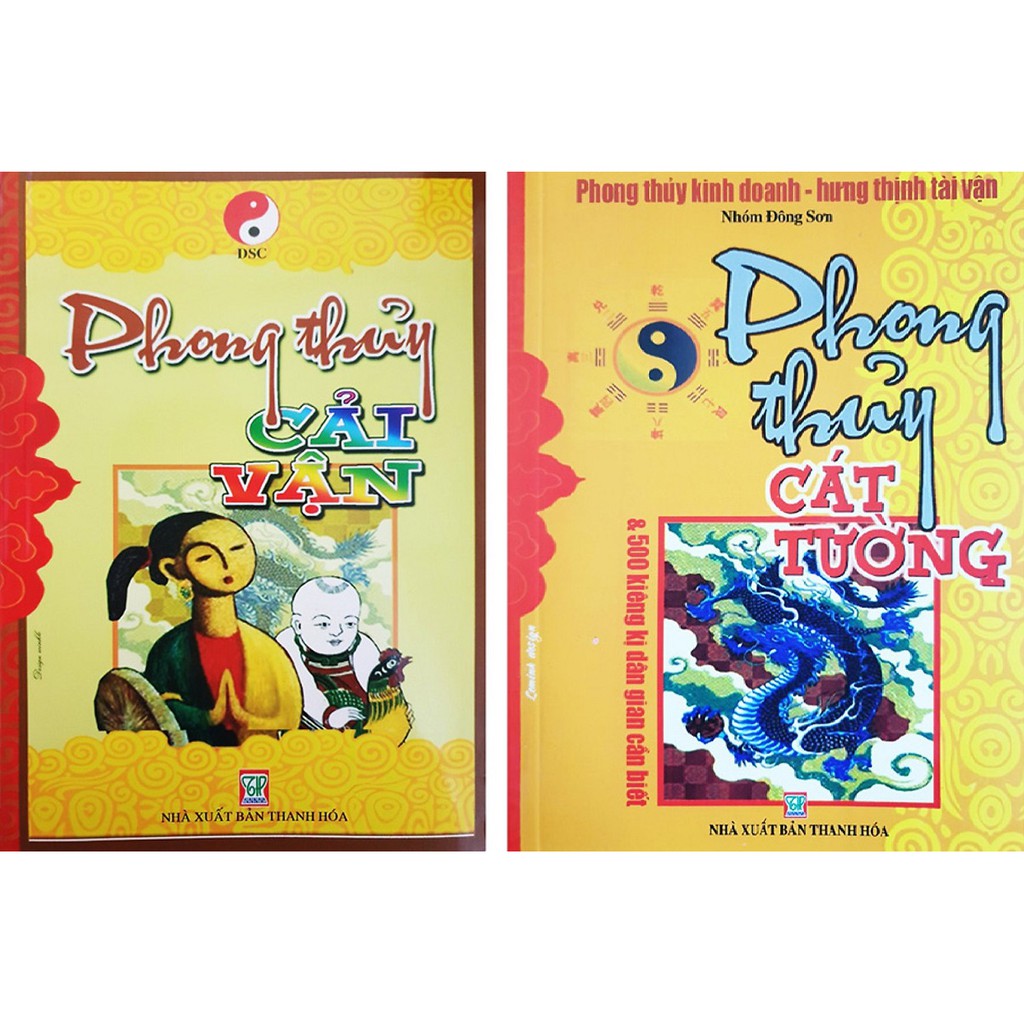 nguyetlinhbook Sách - Combo Phong Thủy Cát Tường Và 500 Kiêng Kị Dân Gian Cần Biết + Phong Thủy Cải Vận (nguyetlinhbook).