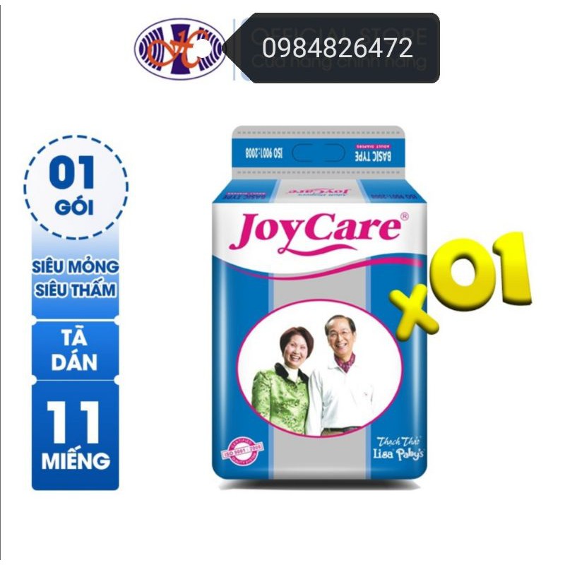 Tã bỉm dán người lớn Combo 6 gói tả bĩm dán người già JoyCare hàng Việt namchấtlượngcaosizeM /Ltừ40_70kg dùng