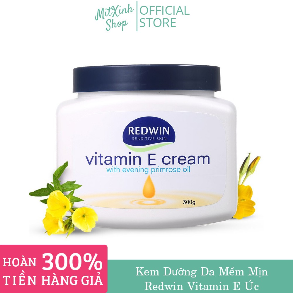 Kem Dưỡng Da Mềm Mịn Redwin Vitamin E Úc - Cam Kết Hàng