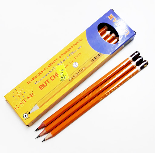 Hộp 12 cây viết chì gỗ G-star 777 2B