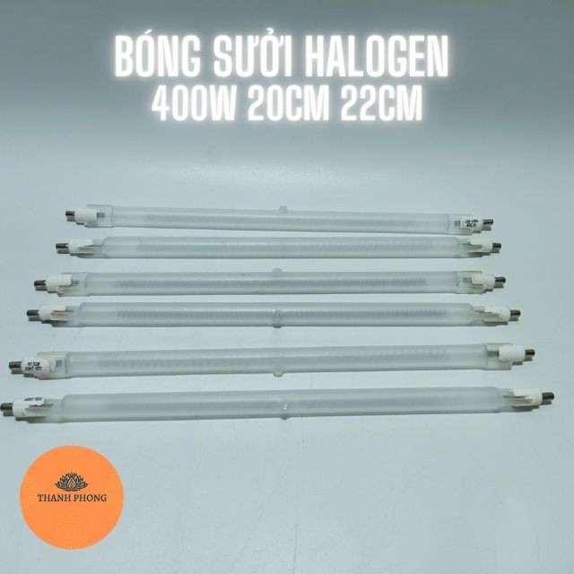 Bóng Quạt Sưởi Halogen Không Dây 20cm 22cm 24cm Hàng Loại Tốt
