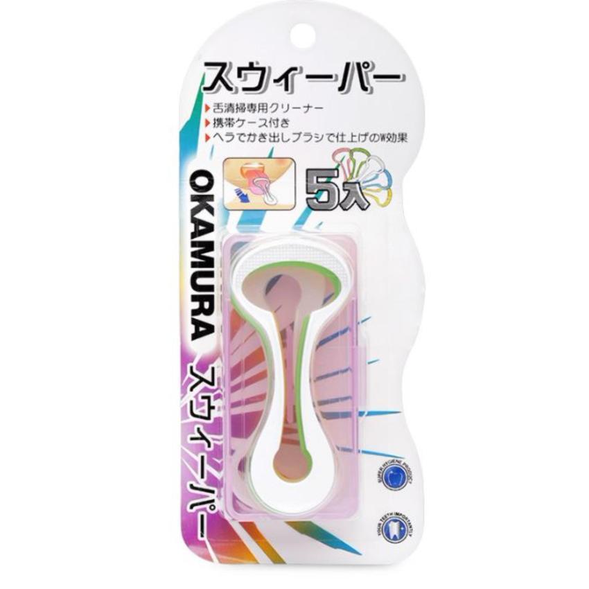 Dụng cụ cạo lưỡi cao cấp Okamura Nhật Bản