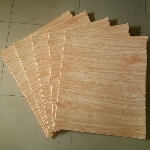 Xốp dán tường giả gỗ