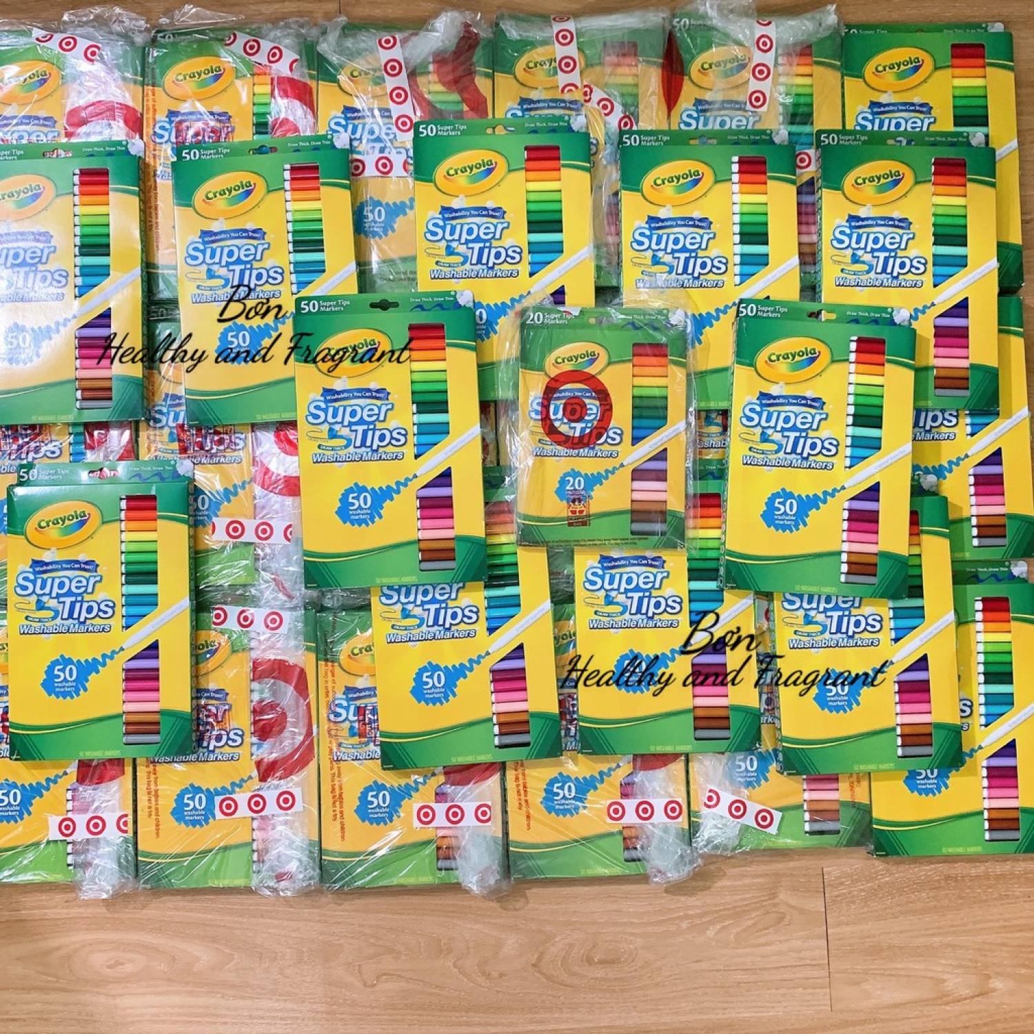 Bill US Bút lông màu Crayola Super Tips Chọn phân loại 20 50 100 màu