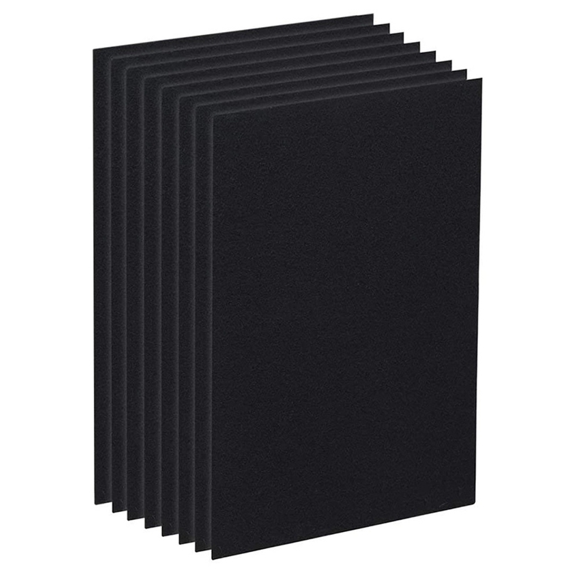 8PCS cao cấp Carbon kích hoạt Bộ lọc trước máy lọc không khí Phụ kiện cho HONEYWELL hpa100 Máy lọc không khí