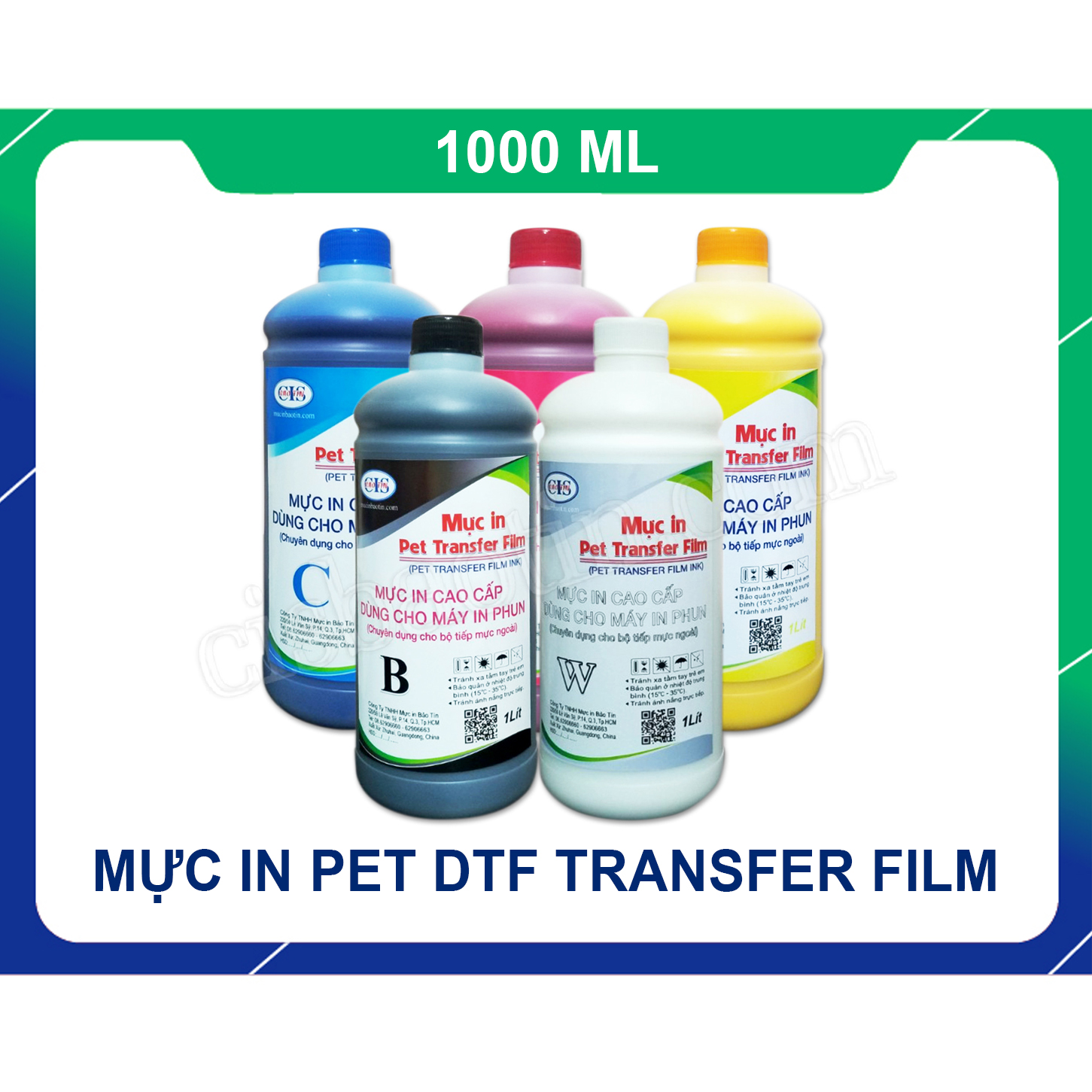 [HCM]MỰC IN PET TRANFER FILM- LÍT