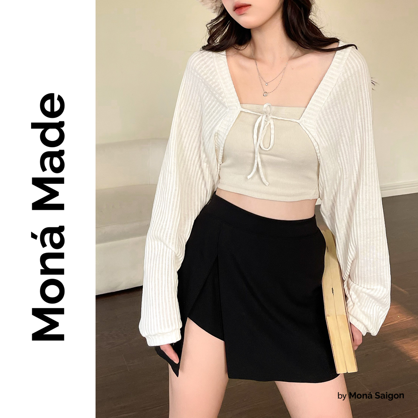 Áo cardigan tay dài moná - jena