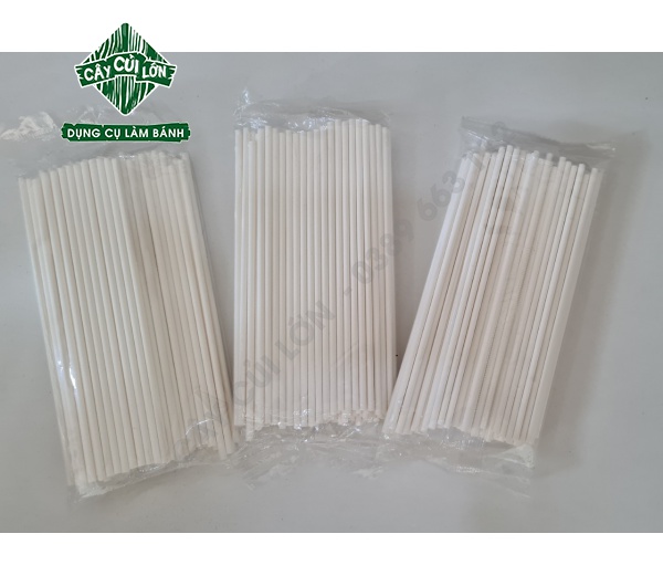 Set 100 que làm kẹo lollipop