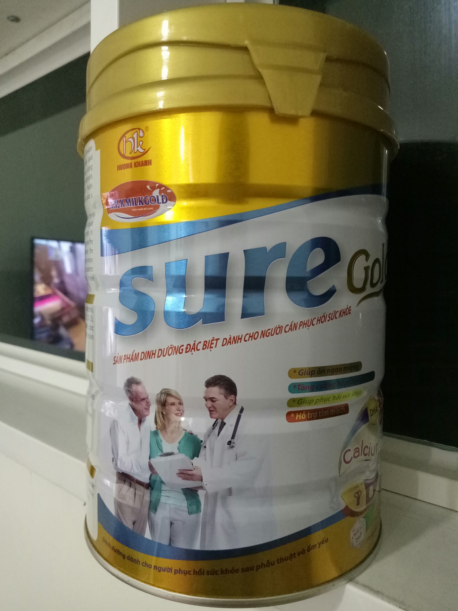 SỮA SURE GOLD MILKMILKGOLD GIÚP PHỤC HỒI SỨC KHỎE, TĂNG CƯỜNG ĐỀ KHÁNG 900GR