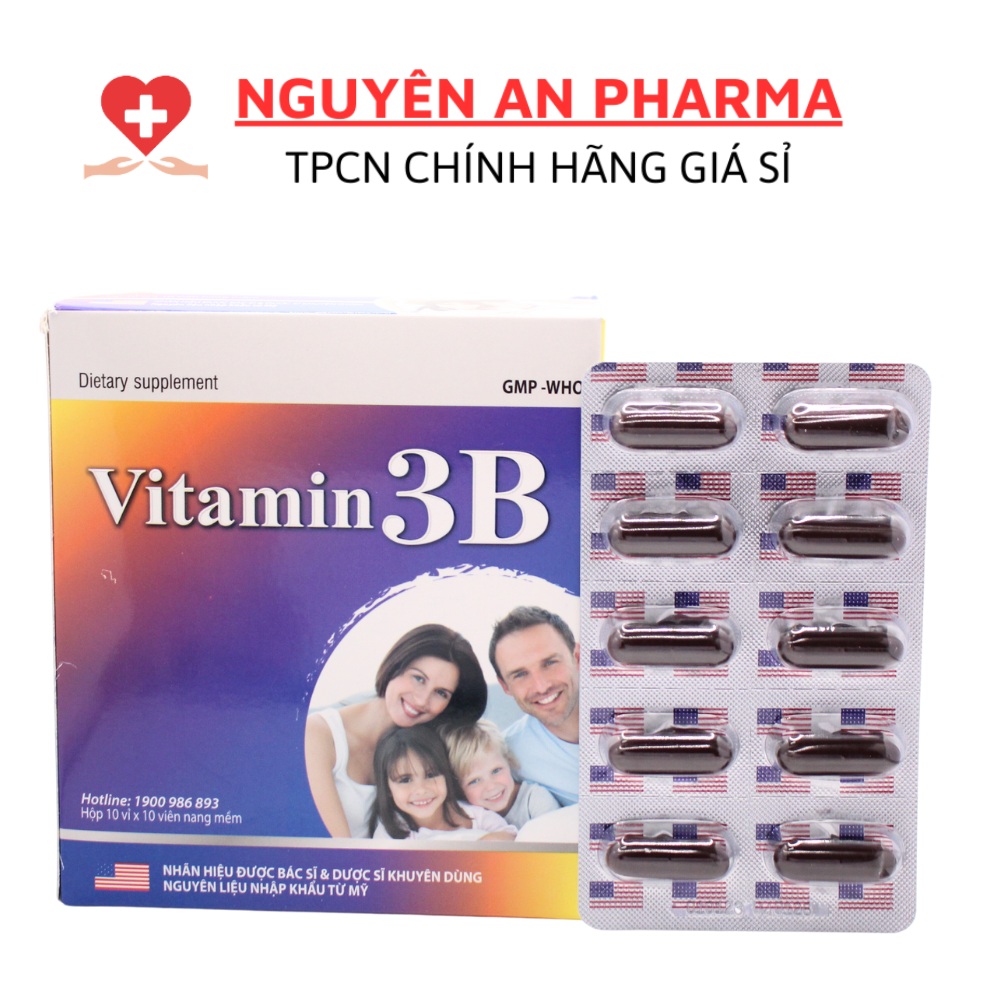 VITAMIN 3B B1, B6 B12 bổ sung vitamin B tổng hợp, bồi bổ cơ thể