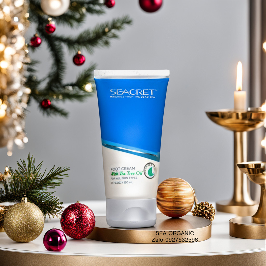 KEM DƯỠNG DA CHÂN SEACRET FOOT CREAM WITH TEA TREE OIL MỊN MÀNG MỀN MẠI BIẾN MẤT VẾT NỨT CHÂN