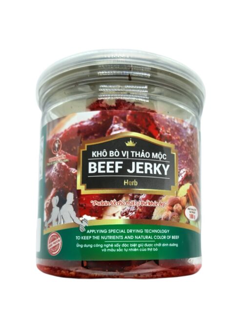Beef Jerky Khô bò vị Thảo mộc Khô bò ăn vặt
