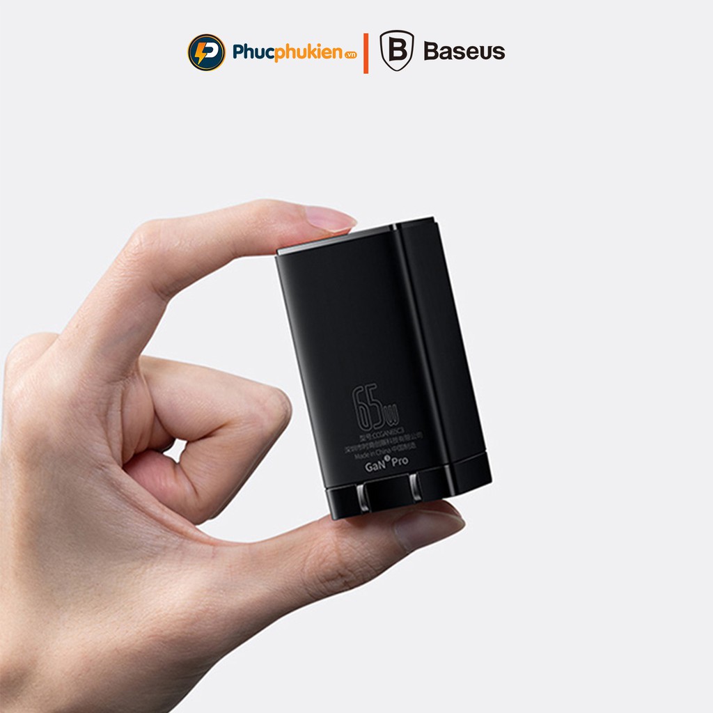 Củ sạc nhanh Baseus 65w GaN3 pro Baseus hàng Fullbox chính hãng sai đền 10 lần - Củ sạc chính hãng bảo hành 12 tháng 1 đổi 1 - Phúc Phụ Kiện