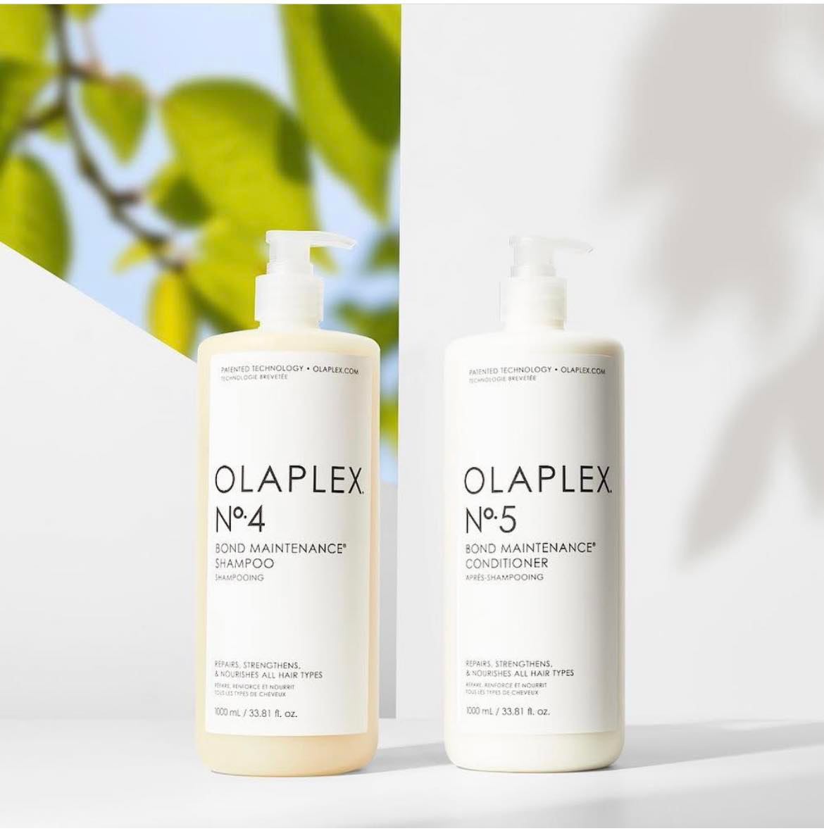 BỘ GỘI XẢ OLAPLEX SỐ 4 & SỐ 5 PHỤC HỒI TÓC KHÔ XƠ HƯ TỔN USA 1000ml Olaplex 1000ml