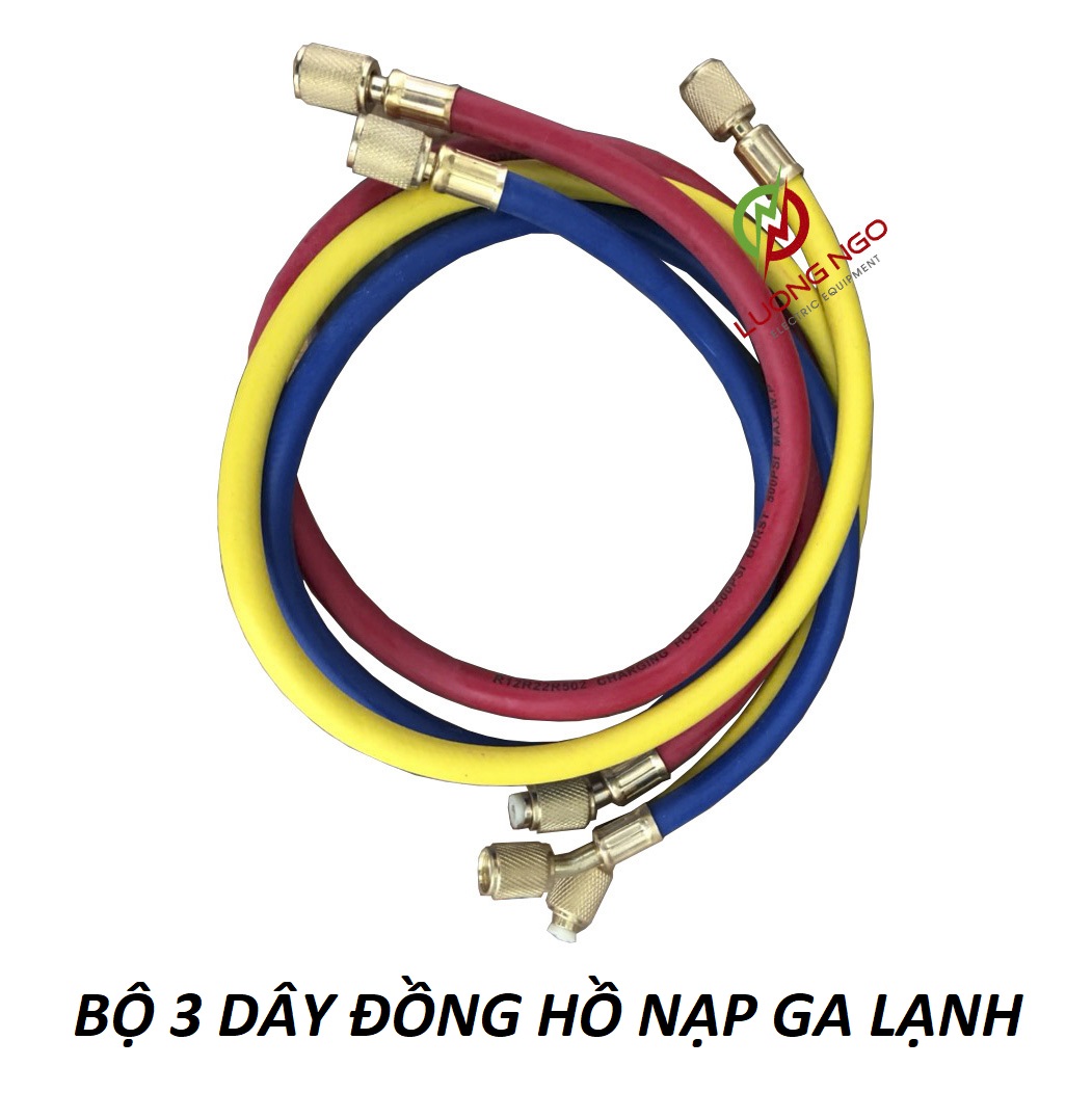 Bộ 3 sợi dây sạc nạp gas máy lạnh