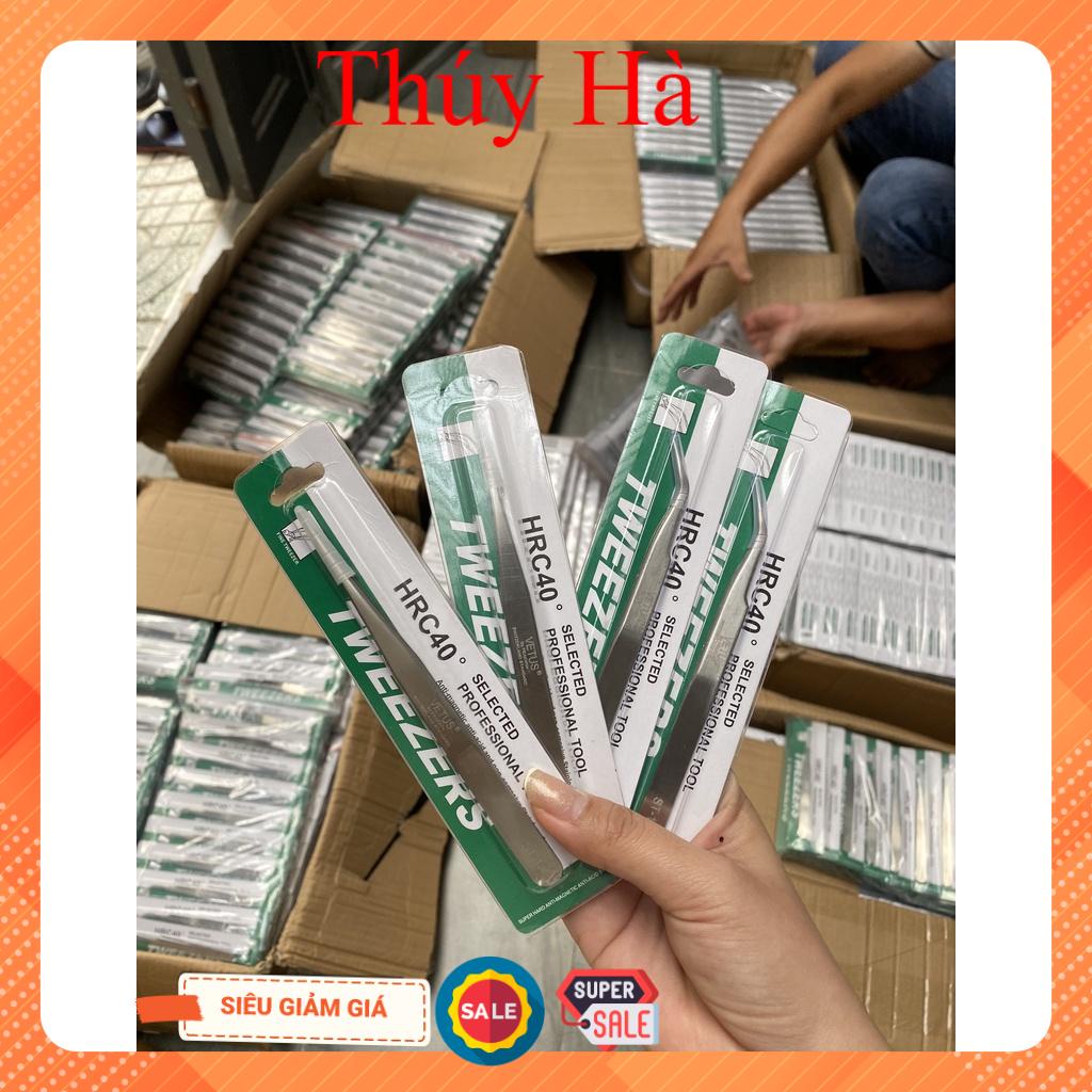 Nhíp cong - thẳng trơn - dụng cụ nối mi thúy hà