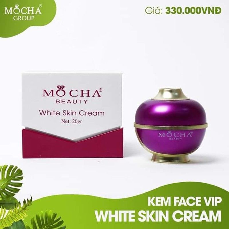 [Giảm 50% Mocha beauty ]Kem Face Vip Tuyết Sứ Tím Mocha 20gr kem face dưỡng trắng da,mờ thâm,ngăn ngừa lão hóa