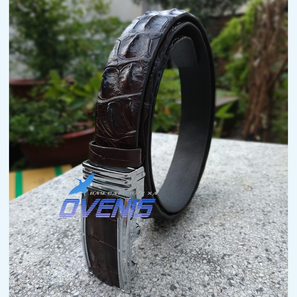 Dây nịt cá sấu liền. kích thước tiêu chuẩn 3.35 x 120 cm dễ sử dụng