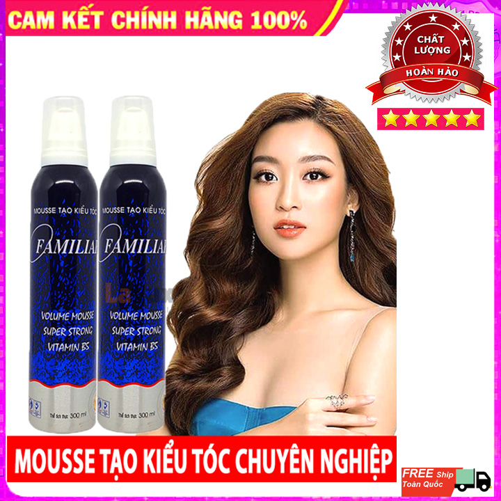 Mousse tạo kiểu tóc Familiar chai 300ml