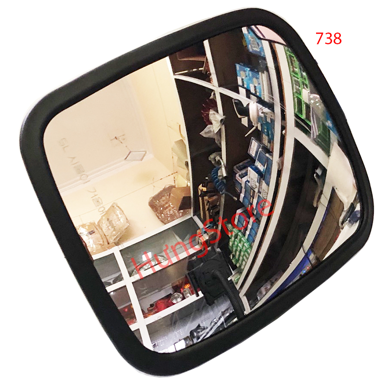 Chính hãng Shilidou Gương chiếu hậu vuông 738,xe tải,đầu kéo,ba gác Gương soi capo ,Chính xưởng,bền,đẹp,dễ lắp đặt