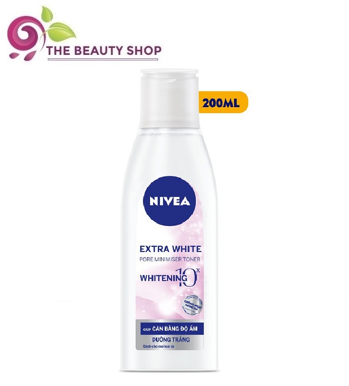 [HCM]Nước hoa hồng Nivea giúp dưỡng trắng da & se khít lỗ chân lông 200ml