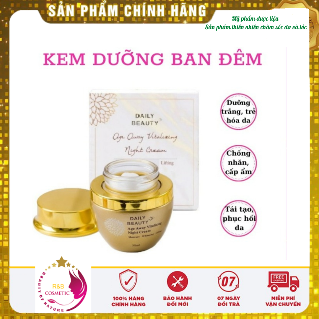 R&B- Kem dưỡng ban đêm Daily Beauty Age Away Vitalizing Night Cream
