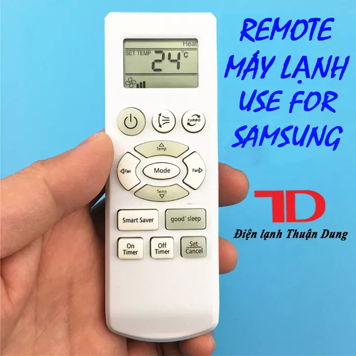 Remote, điều khiển dùng cho máy lạnh Samsung - Điện Lạnh Thuận Dung