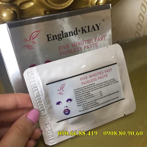 Hộp 12 miếng - Tê dán môi Kiay Loại 1 phun xăm êm ru không đau