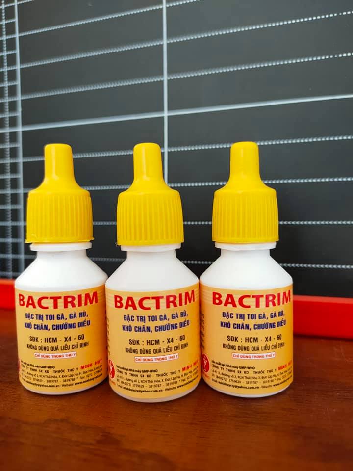 Bactrim 1 lọ Toi gà, gà rù, khô chân, chướng diều