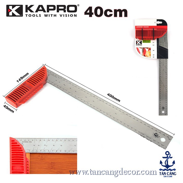 Thước Đo Vuông Cao Cấp Kapro 40 cm