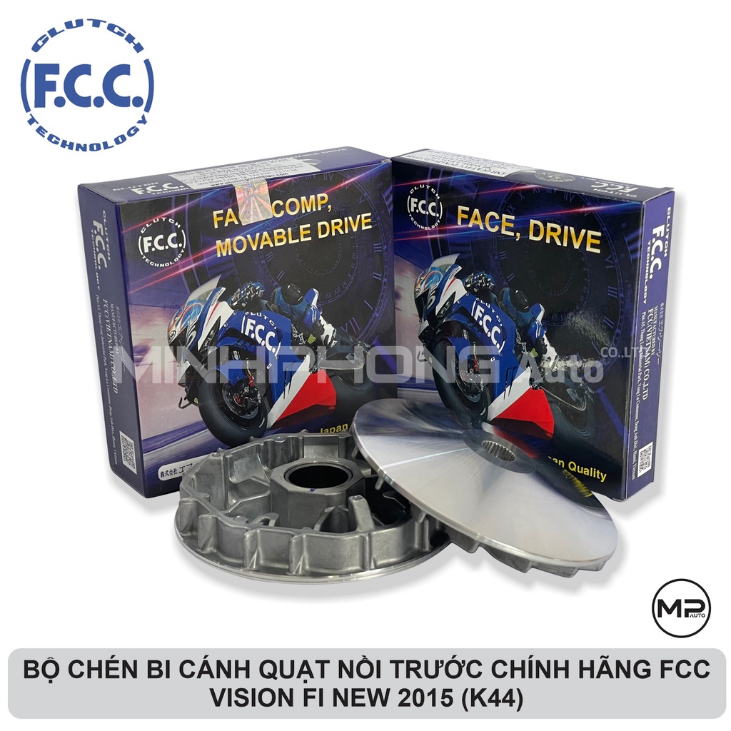 Bộ chén bi cánh quạt nồi trước chính hãng FCC Vision Fi New 2015