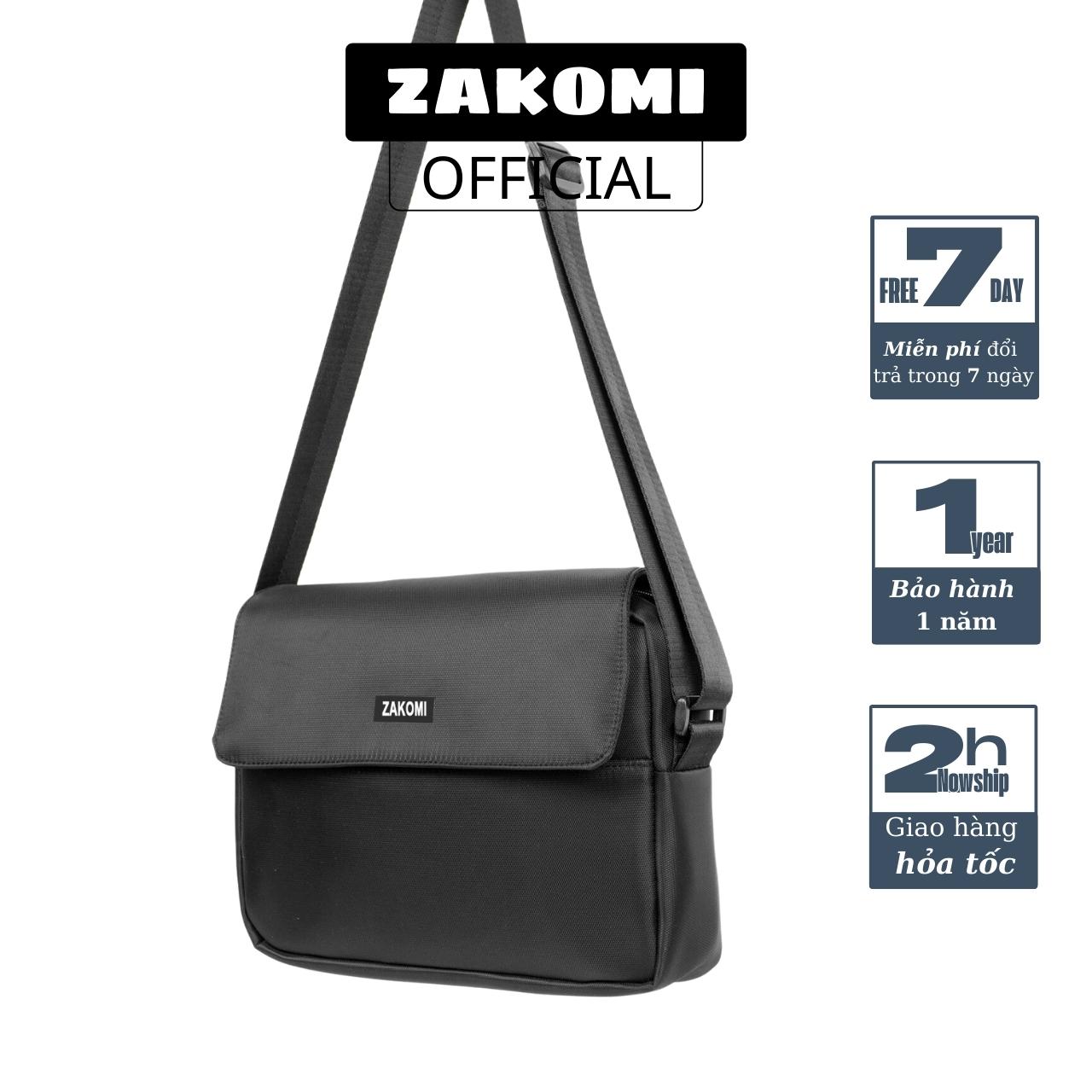 Túi đeo chéo Mesenger ZAKOMI Vải chống nước kích thước 30x20x5 cm đựng vừa Ipad và nhiều vật dụng khác - Túi chéo đựng IPAD Zakomi bảo hảnh 12 tháng