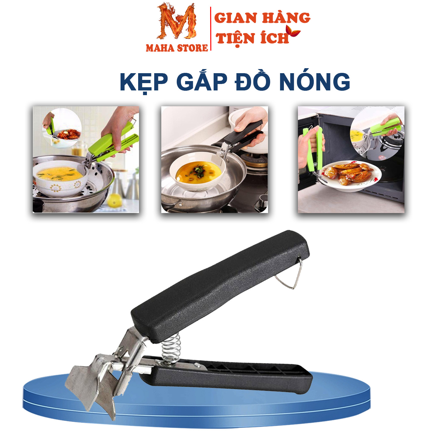 Dụng cụ gắp đồ nóng có lò xo,kẹp gắp thức ắn- dụng cụ nhà bếp, đồ dùng tiện lợi, kẹp đồ ăn, taphoatoanquoc