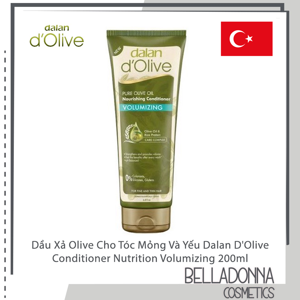 Dầu xả Oliu cho tóc mỏng và yếu Dalan D Olive Conditioner Nutrition