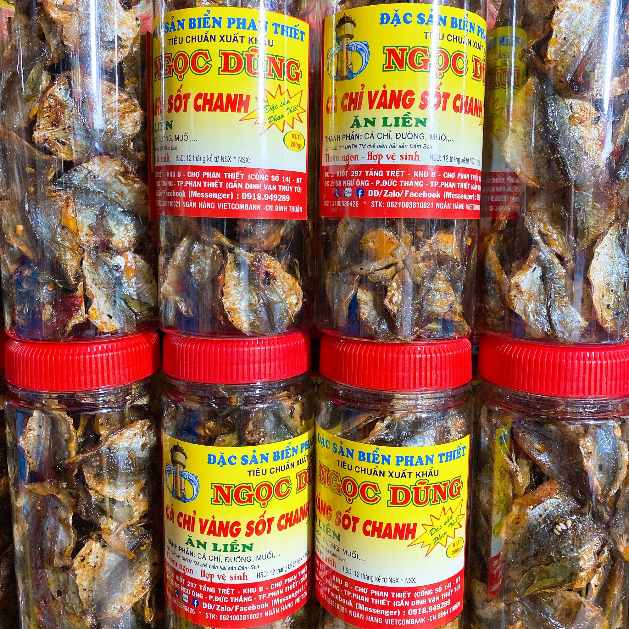 [FREESHIP MAX] Cá Chỉ Vàng Sốt Chanh ( ăn liền ) là món ăn ngon ơi là ngon của Shop Đặc Sản Biển Phan Thiết NGỌC DŨNG; Hộp 200 gram. HSD 12 tháng kể từ ngày đặt hàng.
