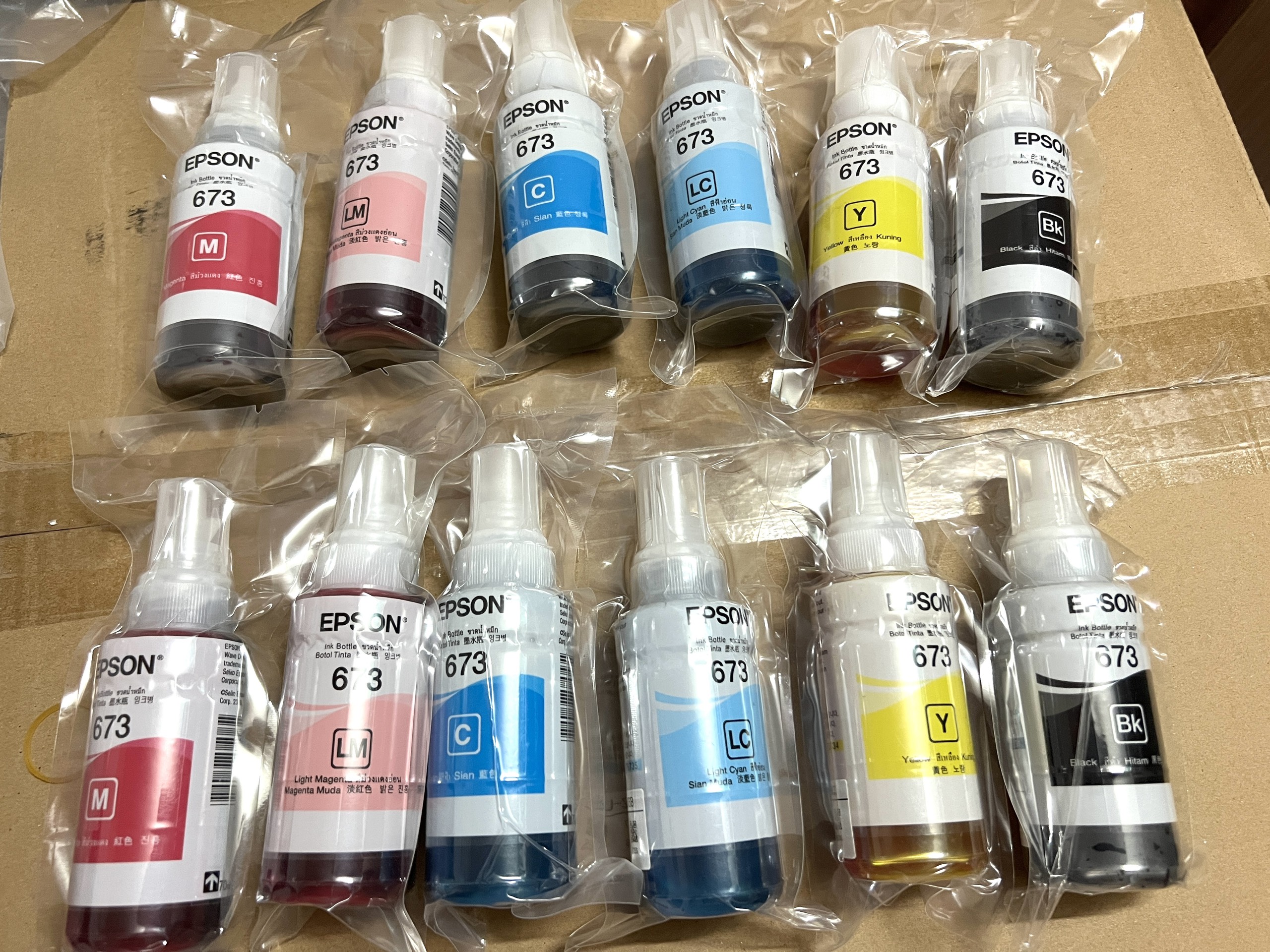 Mực in epson l805/ l800/ l1800/ l850 mã t673 chính hãng