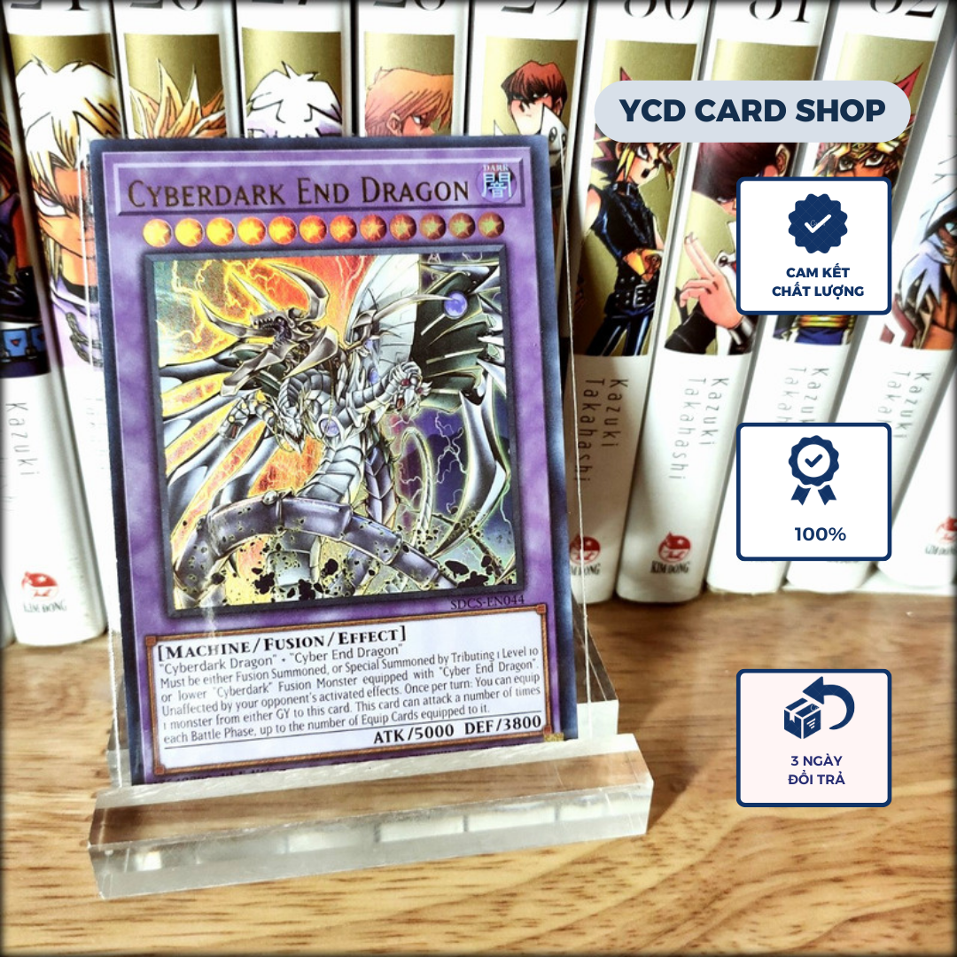 Thẻ bài yugioh chính hãng Cyberdark End Dragon – Ultra Rare