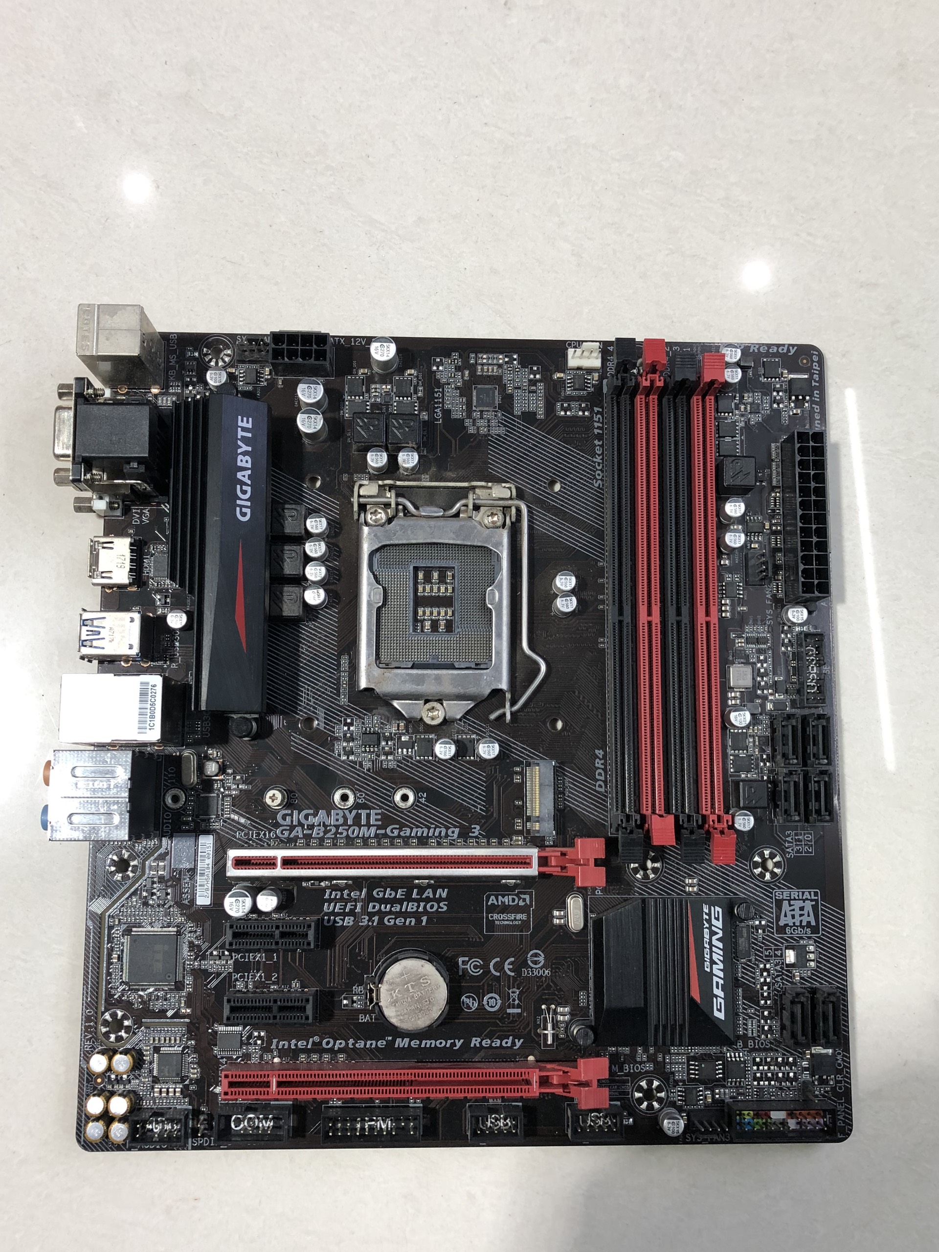 Main giga B250m gaming 3 like new socket 1151