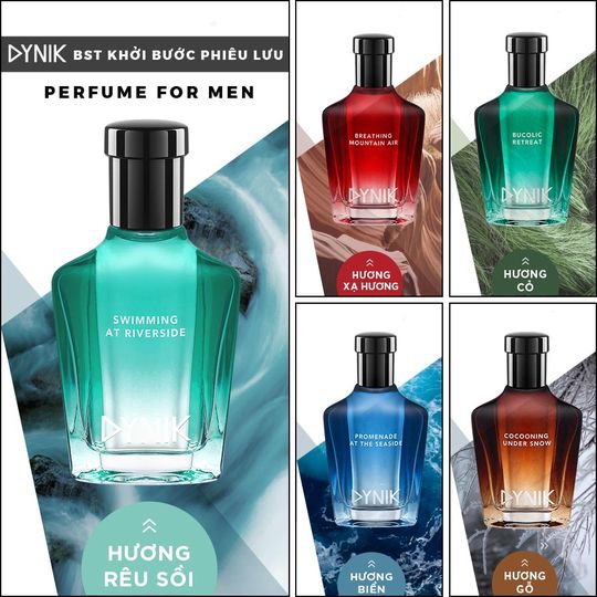 Nước hoa nam DYNIK 5 mùi hương 50ml