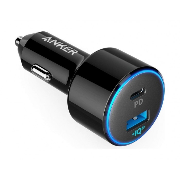 Sạc ô tô anker a2229 powerdrive ii power delivery 49.5w / pd + poweriq 2.0