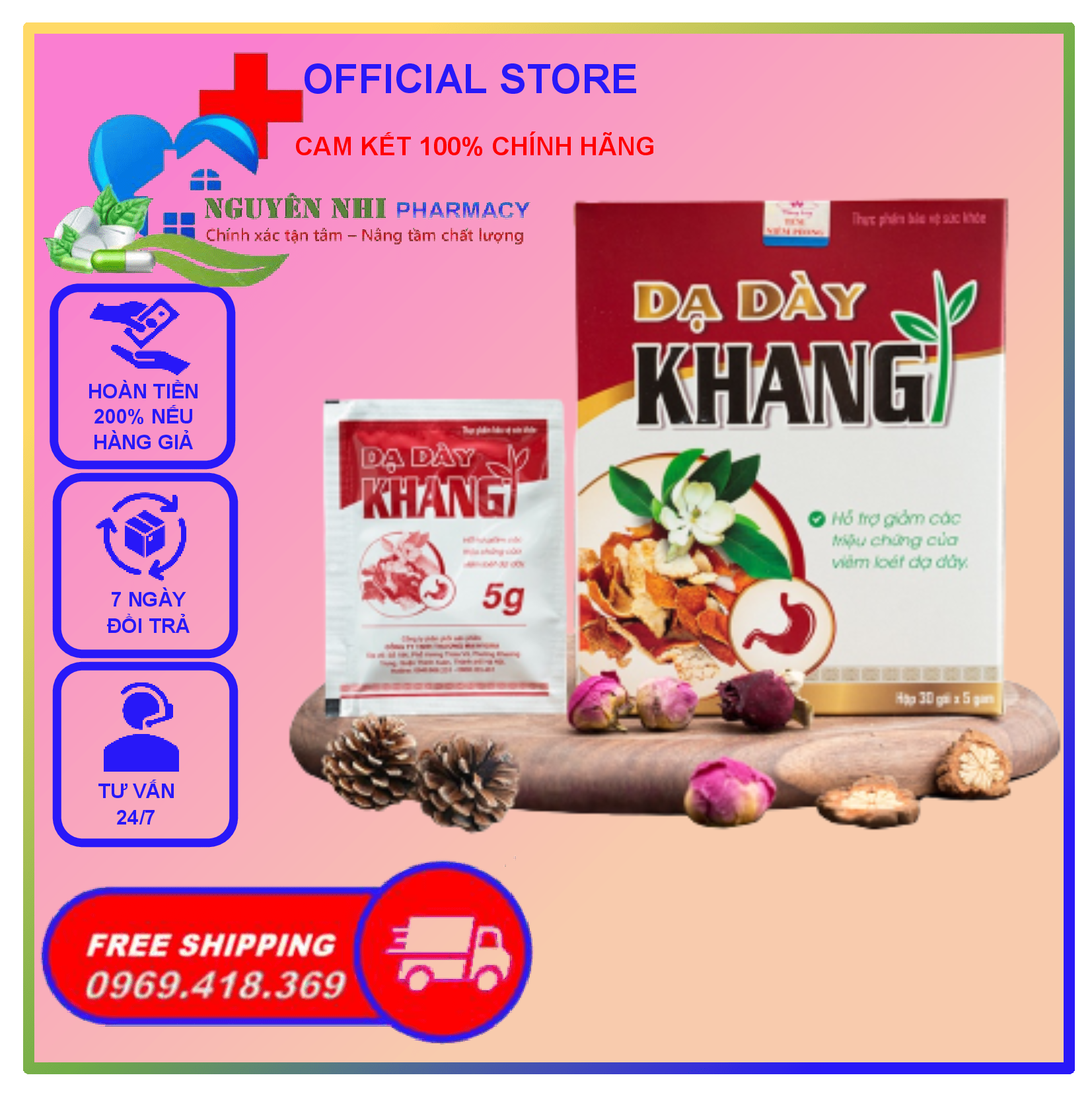 ✅Cam kết chính hãng - Dạ dày khang - Giải pháp cho người đau dạ dày