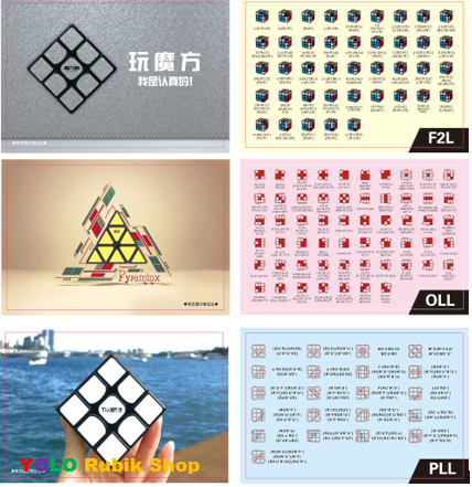 Combo bộ 3 công thức cfop gồm f2l oll pll, bí kíp chơi rubik nhanh