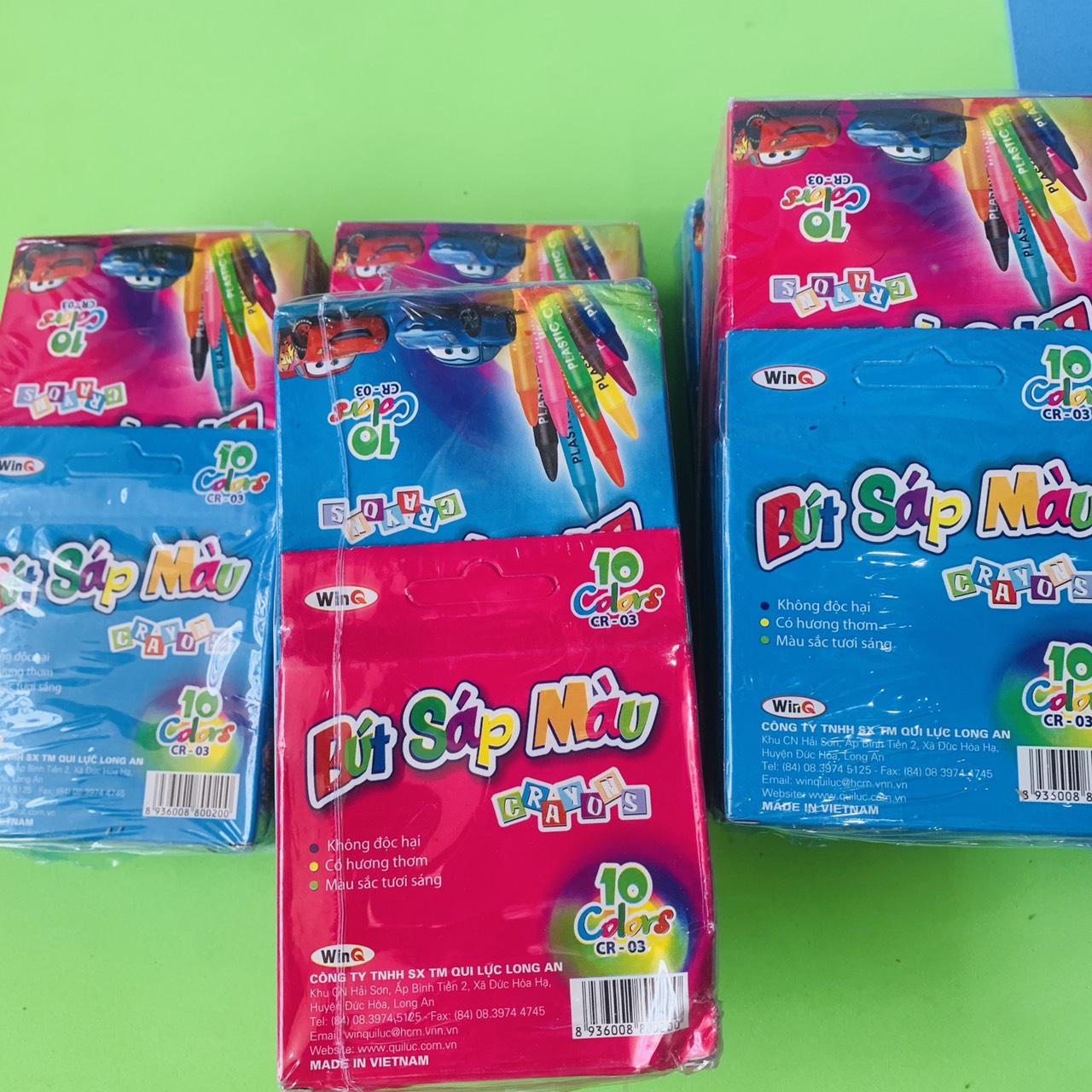 Bút sáp thơm 10 mầu