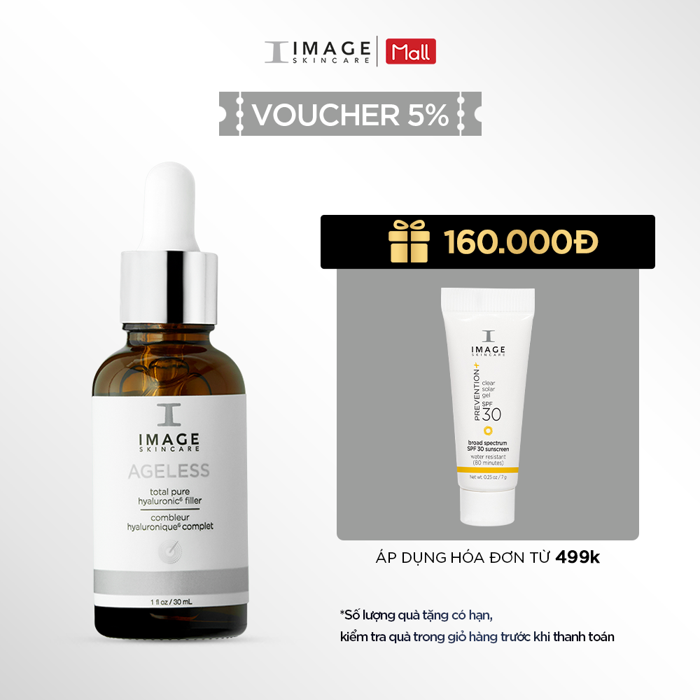 Tinh chất làm căng mịn và dưỡng ẩm - Image Skincare AGELESS Total Pure Hyaluronic 6 Filler 30ml